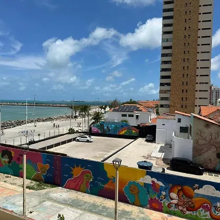 203 Flat Mobiliado Vista Mar De Iracema *